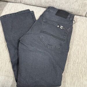 Buffalo David Bitton Men's Dark Gray Slim Jeans